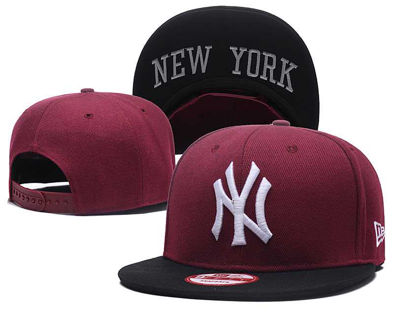 Yankees Team Logo Wine Adjustable Hat GS,We sell and wholesale Yankees Team Logo Wine Adjustable Hat GS on line form chian!